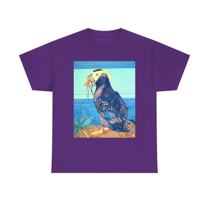 Puffin Beach Tee — Vintage Seaside Bird Graphic T-Shirt