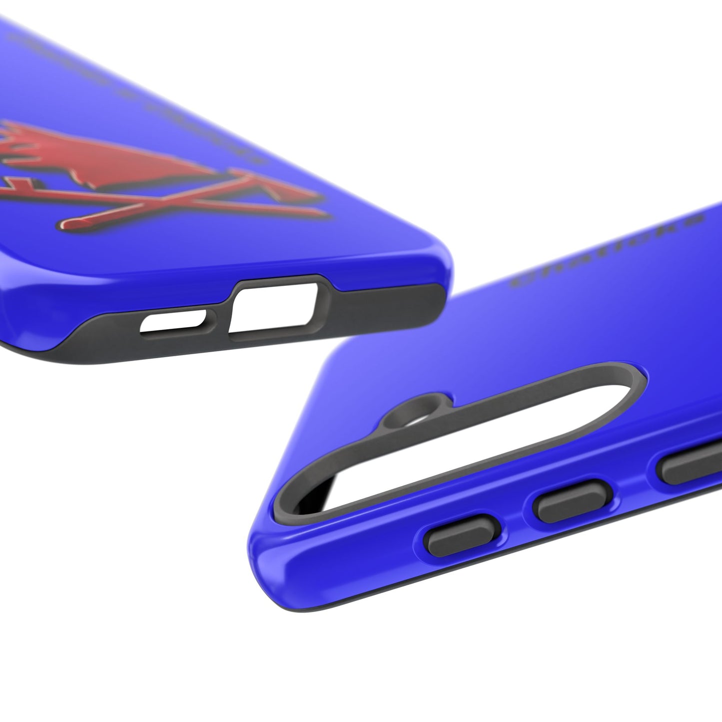 Pawnee Phone Case — Blue 'Chaticks si Chaticks' Wolf Logo Tough Case