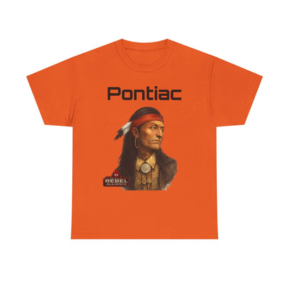 Pontiac Portrait T‑Shirt — Native Chief Graphic Tee
