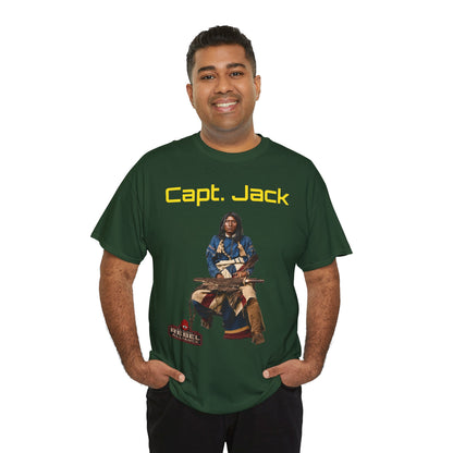 Capt. Jack Graphic Tee — Vintage Captain Illustration Shirt