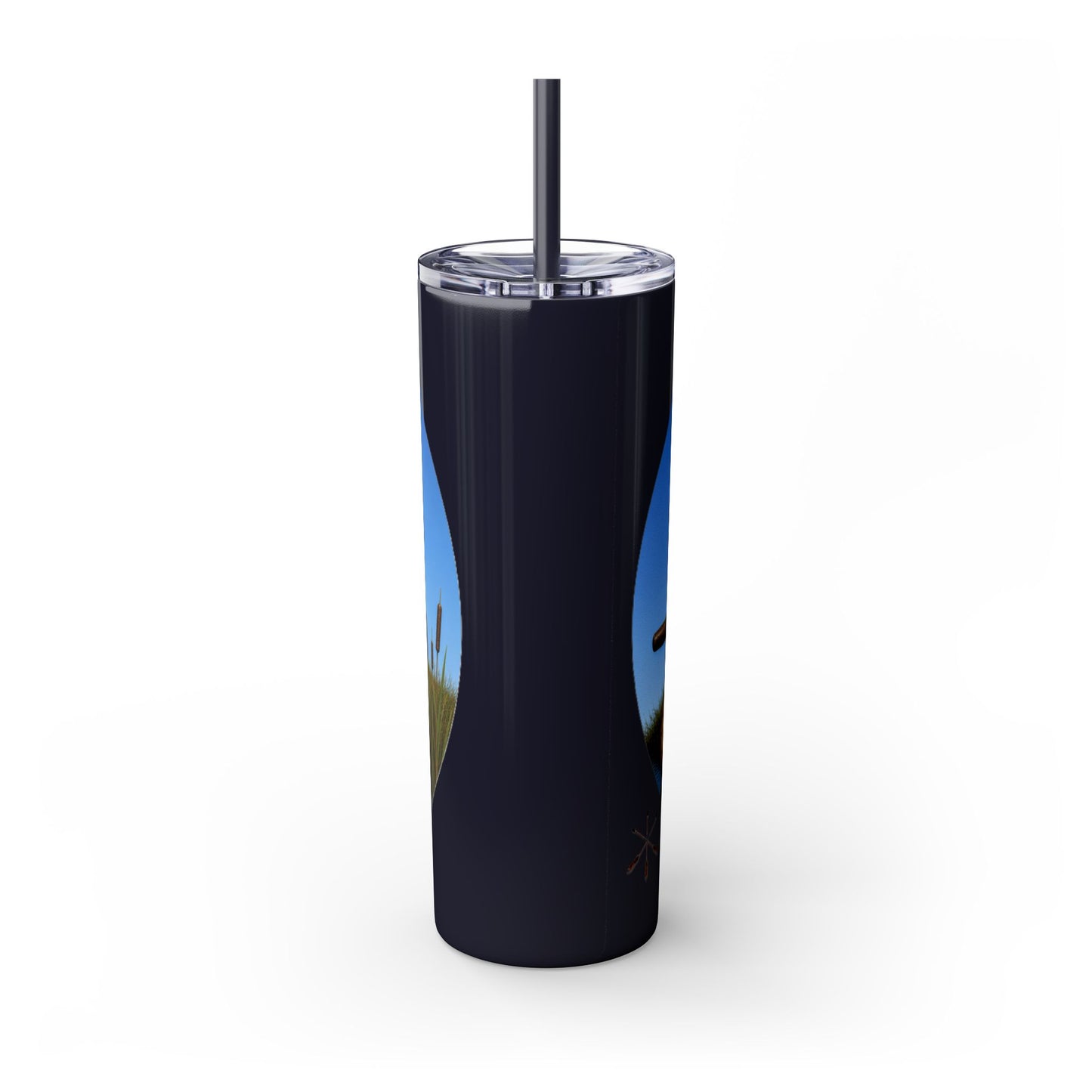 Ottawa Adawe Canoe Skinny Tumbler — 20oz Insulated Travel Cup with Straw