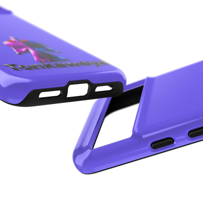 Tonkawa Phone Case — Tonkkaweya Sunrise Design (Protective Purple Hard Shell)