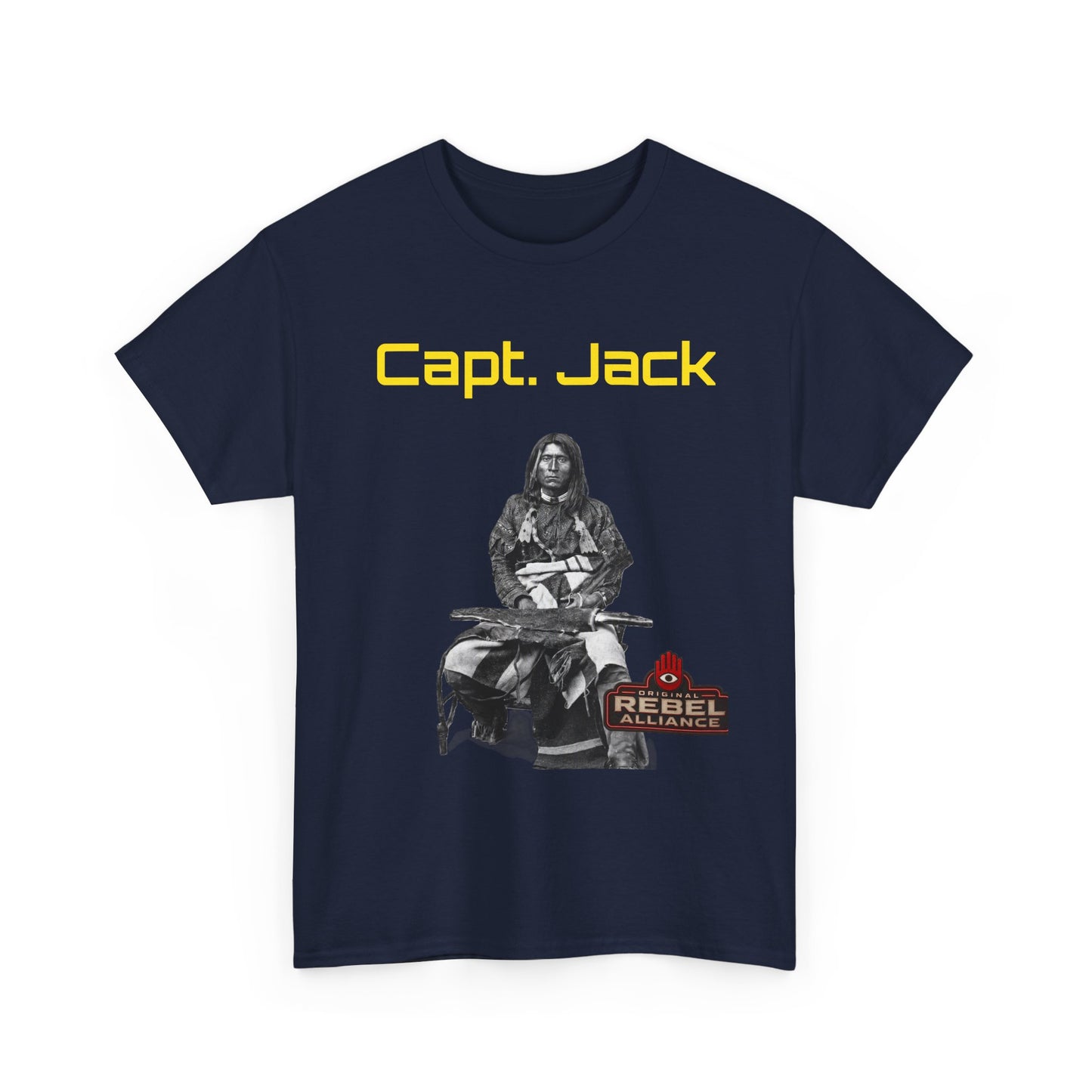 Capt. Jack Graphic Tee — Rebel Archer Vintage Arrow Back Print