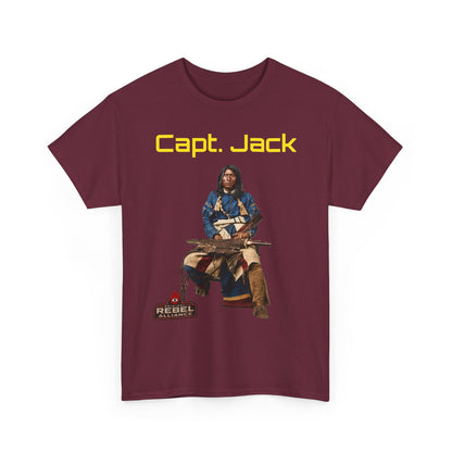 Capt. Jack Graphic Tee — Vintage Captain Illustration Shirt