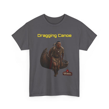 Dragging Canoe Canoe Warrior T-Shirt — Native American Historical Tribute Tee