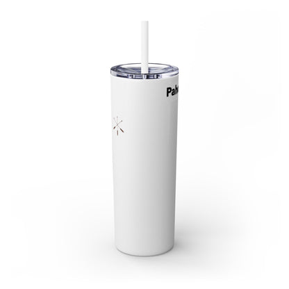 Iowa 20oz Skinny Tumbler with Native Dreamcatcher Design - 'Pahodje' Travel Straw Cup