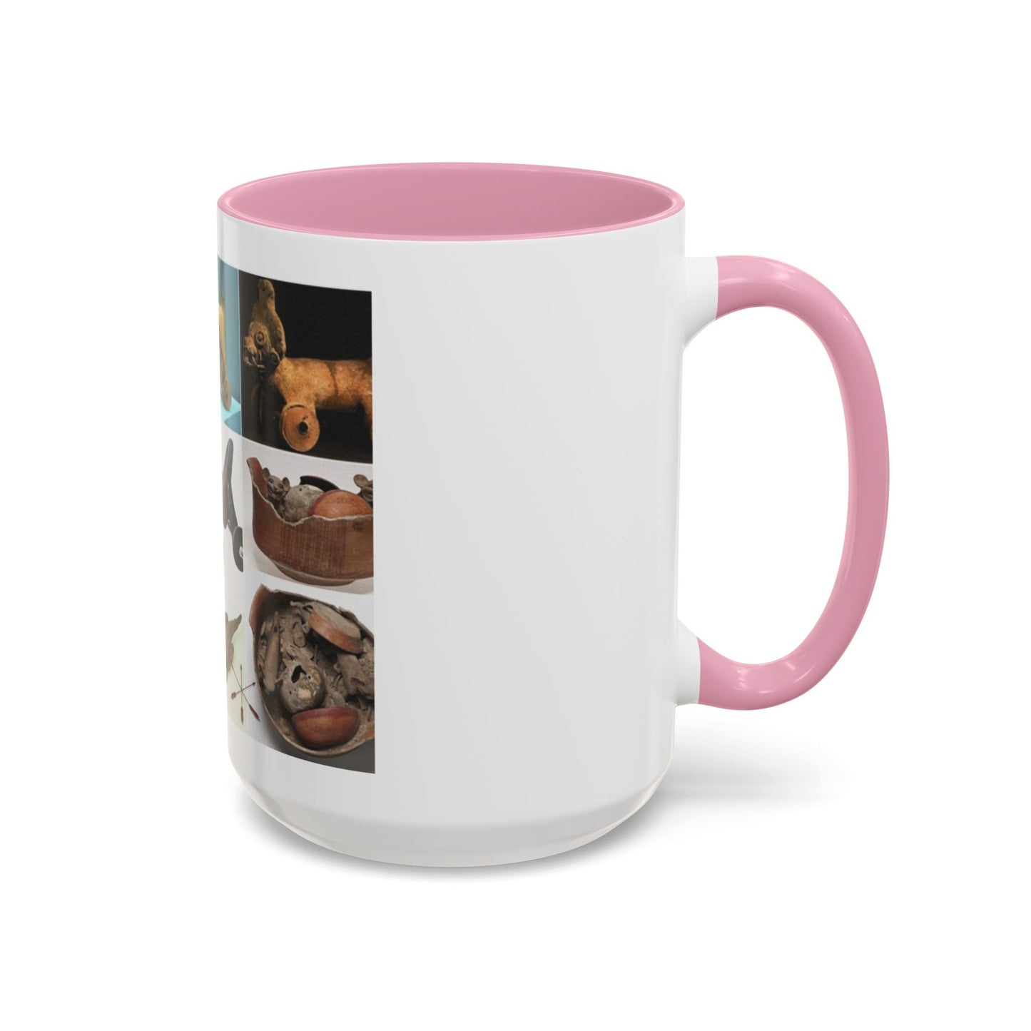 Aztec Artifact Photos Collage Coffee Mug (11oz/15oz)