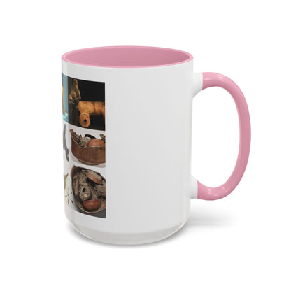 Aztec Artifact Photos Collage Coffee Mug (11oz/15oz)