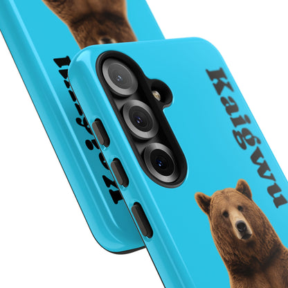 Kiowa Tough Cases: Personalized Kaigwu Tough Phone Case with Horse Rider Design