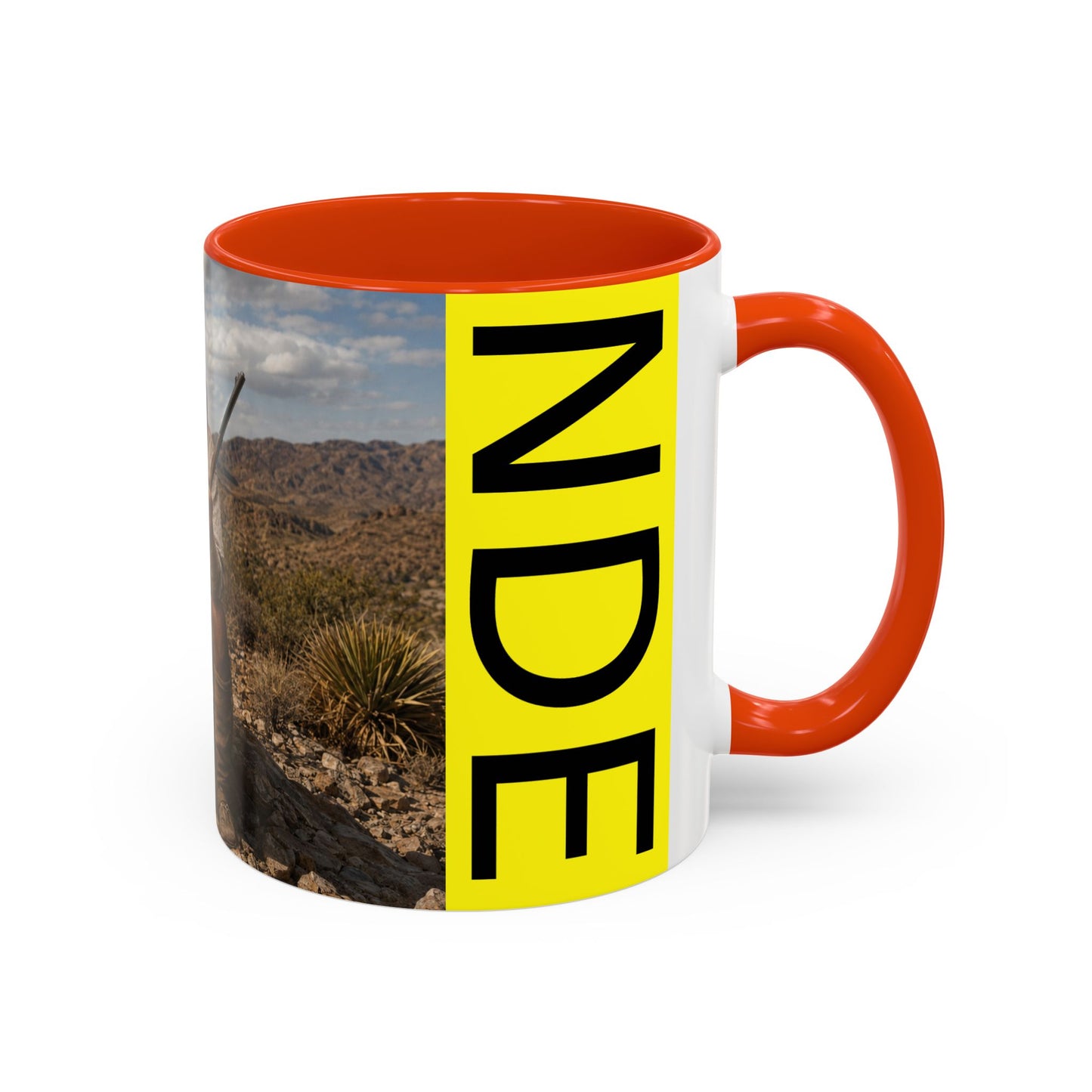 Ft. Sill Apache Desert Scene Coffee Mug — 'N'de' Southwest Landscape 11/15oz