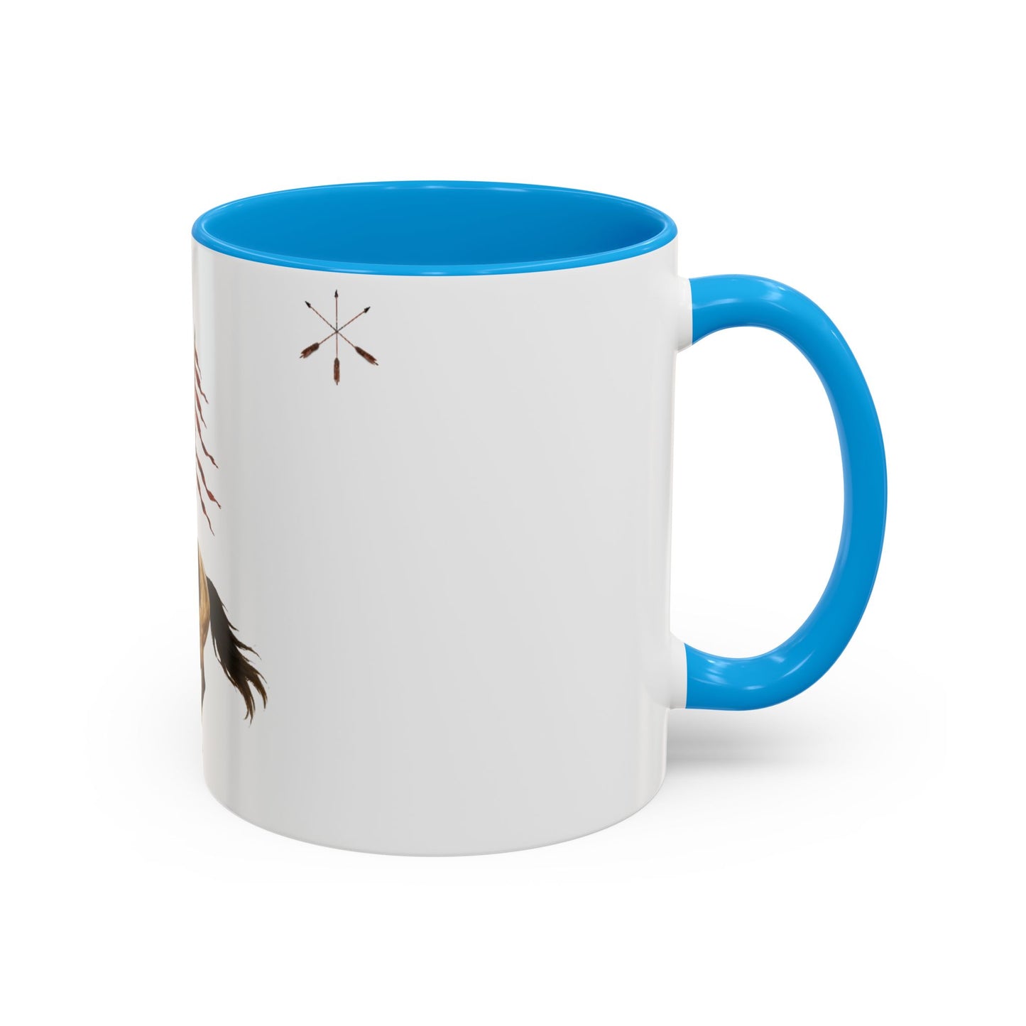 Comanche Numunah ‘Lords of the Plains’ Horseman Coffee Mug — Native Warrior Ceramic Mug (11oz/15oz)