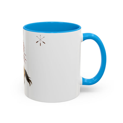 Comanche Numunah ‘Lords of the Plains’ Horseman Coffee Mug — Native Warrior Ceramic Mug (11oz/15oz)