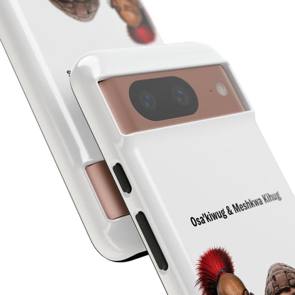 Sac&Fox Phone Case — 'Blackhawk' Raven Crest Protective Tough Case