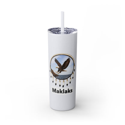 Modoc Eagle Skinny Tumbler – 20oz Straw Travel Cup (Maklaks)