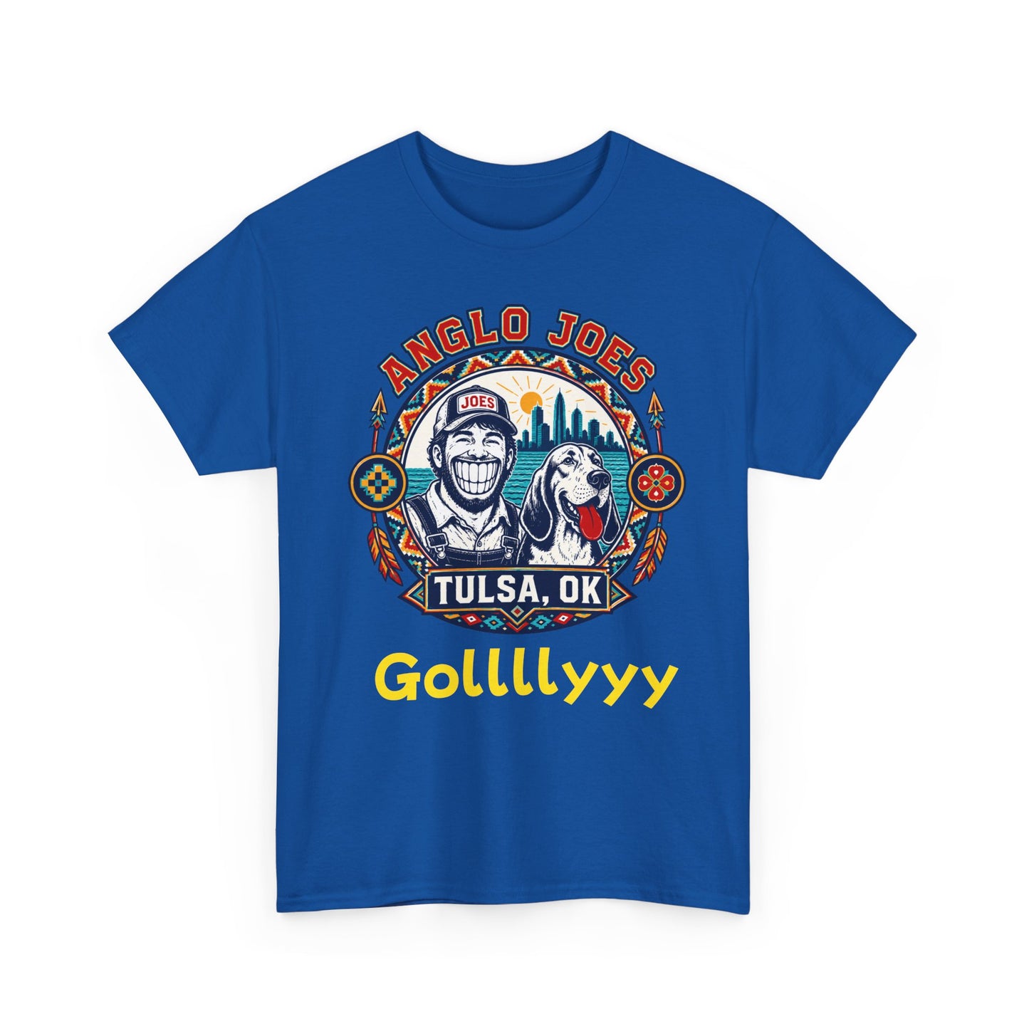 Anglo Joe’s Tulsa Tee Gollllyyyy — 'Gollllyyy' Retro Sports Graphic T-Shirt
