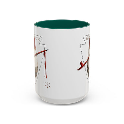 Osage Wazhazhe Tribal Feather Mug (11oz & 15oz) — Native-Inspired Coffee Cup