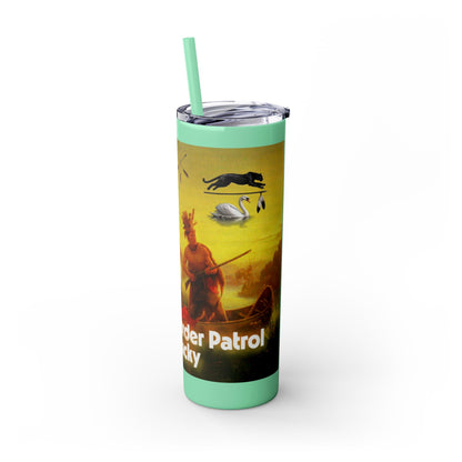 Shawnee East Skinny Tumbler with Straw, 20oz