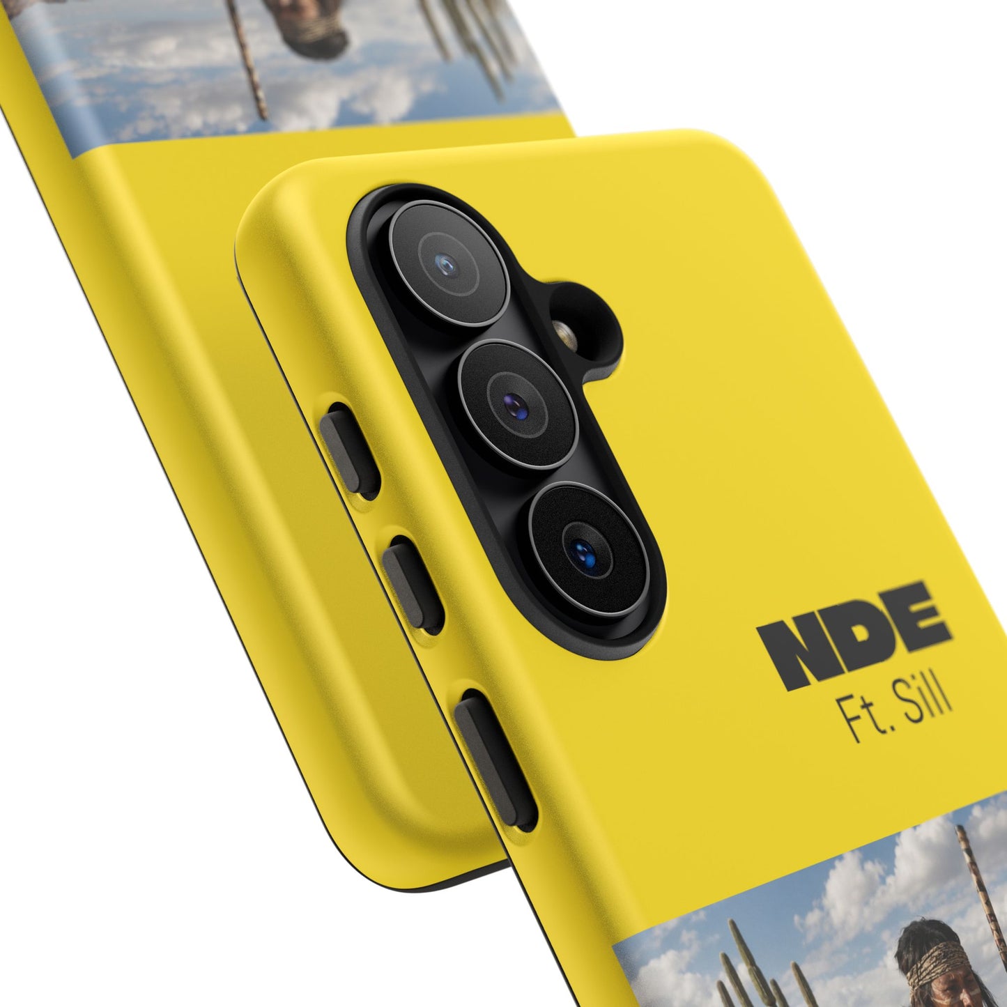 Ft. Sill Phone Case — Yellow ‘NDE Ft. Sill’ Desert Photo Protective Cover