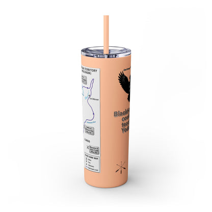 Blackhawk Skinny Tumbler 20oz – "BlackHawk could teach Yoda" Design
