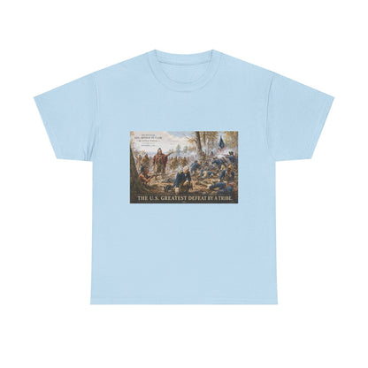 Chief Little Turtle Historical Battle Tee — "The U.S. Greatest Defeat by a Tribe" Cotton T-Shirt