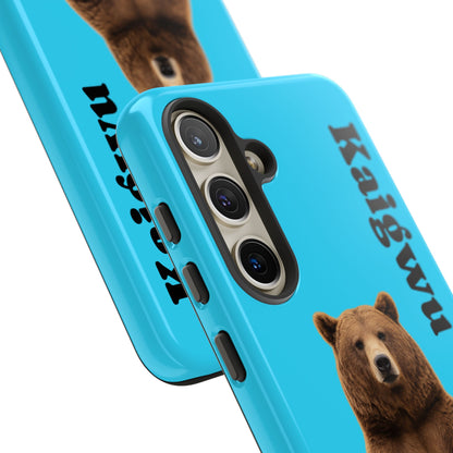 Kiowa Tough Cases: Personalized Kaigwu Tough Phone Case with Horse Rider Design