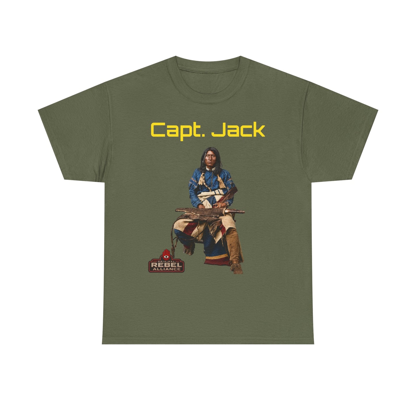 Capt. Jack Graphic Tee — Vintage Captain Illustration Shirt