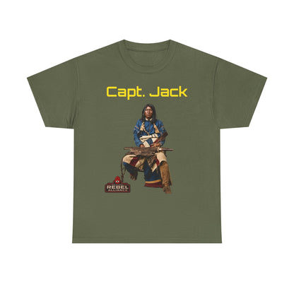 Capt. Jack Graphic Tee — Vintage Captain Illustration Shirt