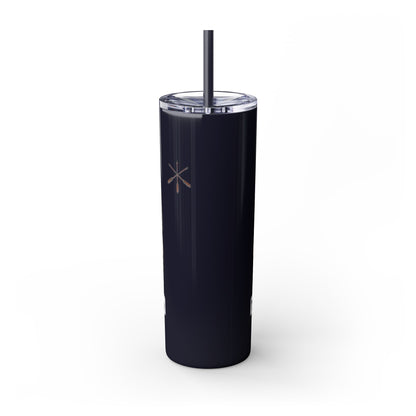 Thlopthlocco Skinny Tumbler with Straw, 20oz