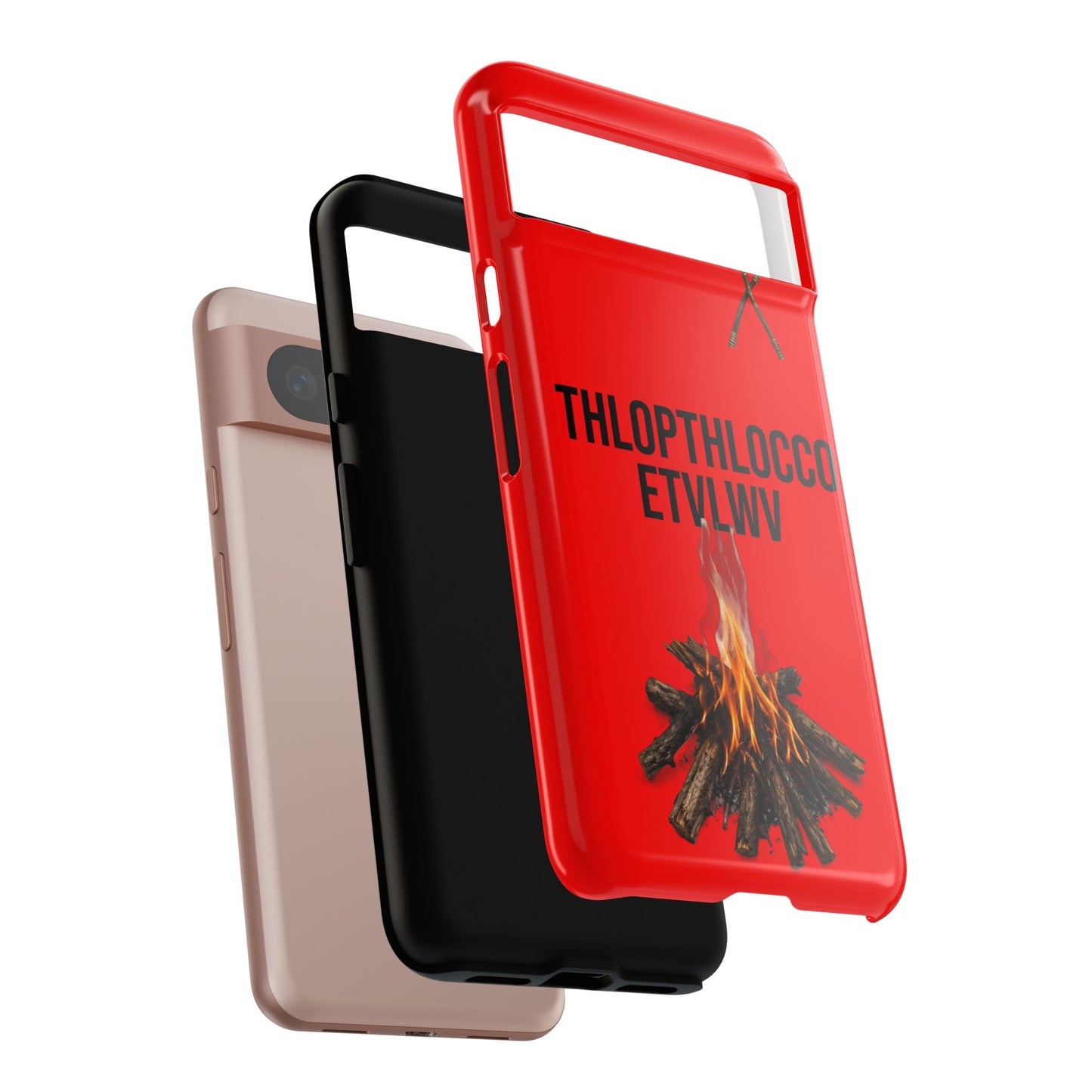 Thlopthlocco Protective Phone Case —  Text "THLOPTHLOCCO ETVLWV"