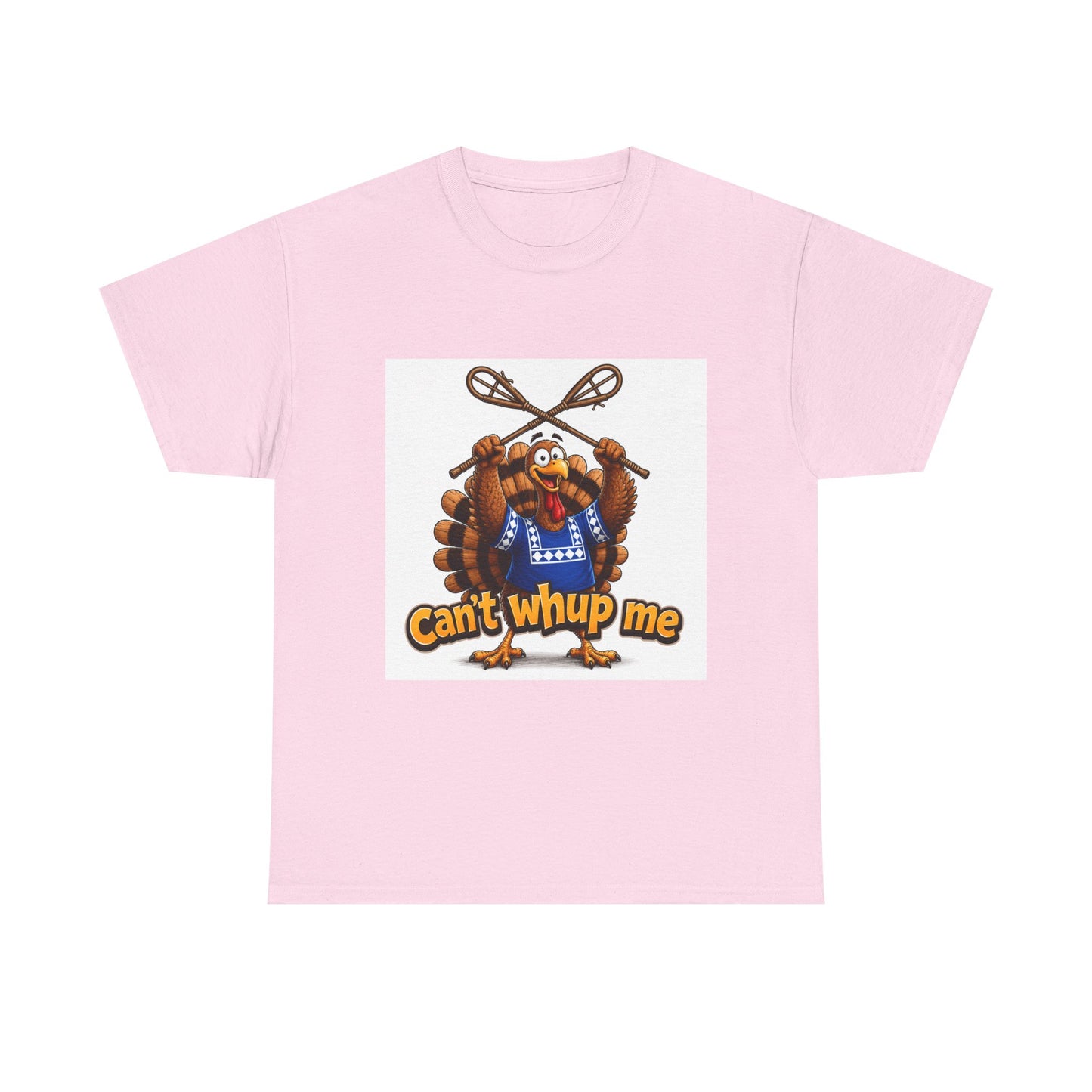 Turkey Mascot Tee — 'Can't Whup Me' Funny Thanksgiving T‑Shirt