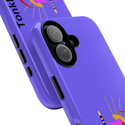 Tonkawa Phone Case — Tonkkaweya Sunrise Design (Protective Purple Hard Shell)