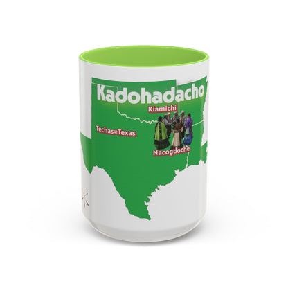 Caddo Kadohadacho Tribal Map Mug — Texas & Nacogdoches Native Pride Coffee Cup (11oz/15oz)