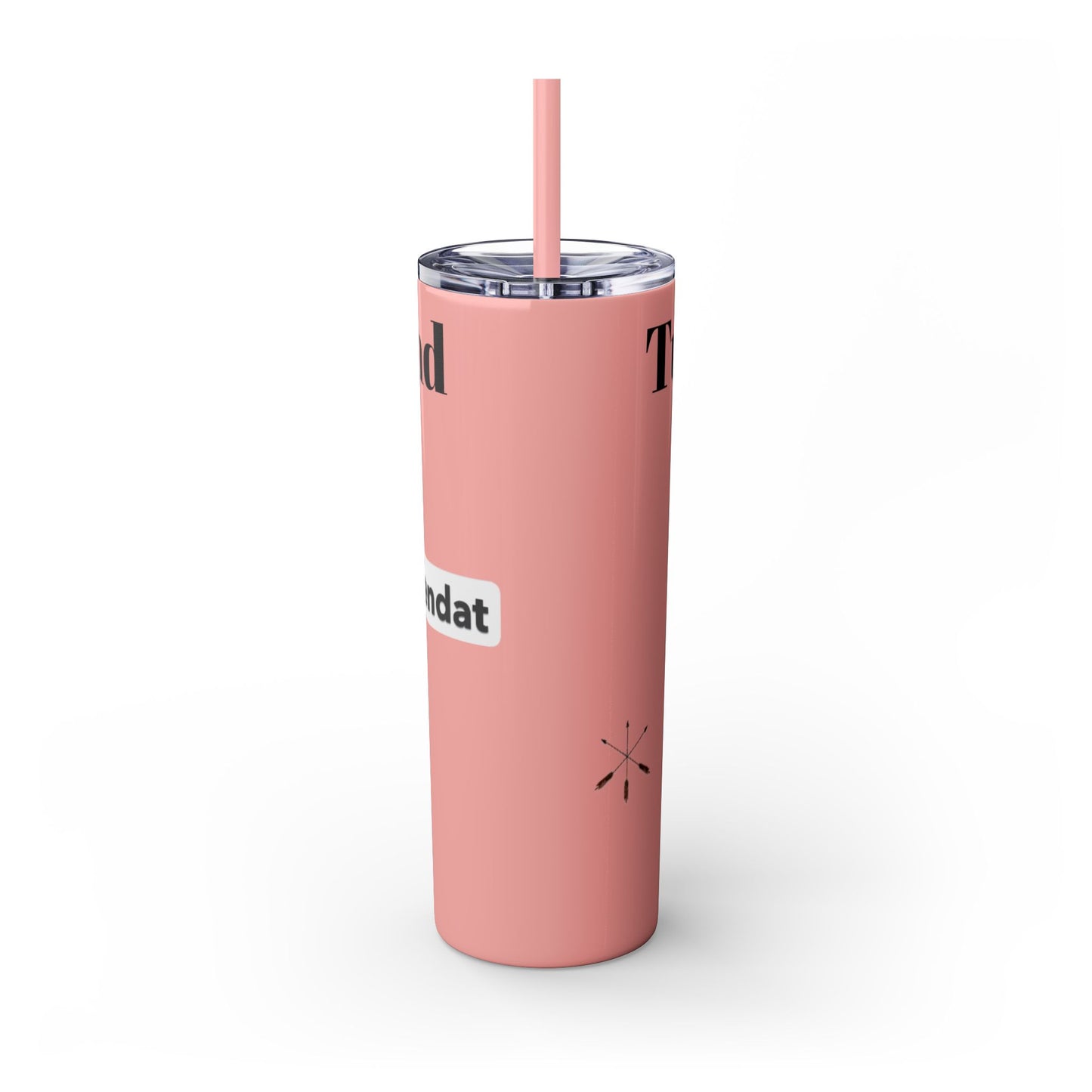 Wyandotte Skinny Tumbler with Straw, 20oz