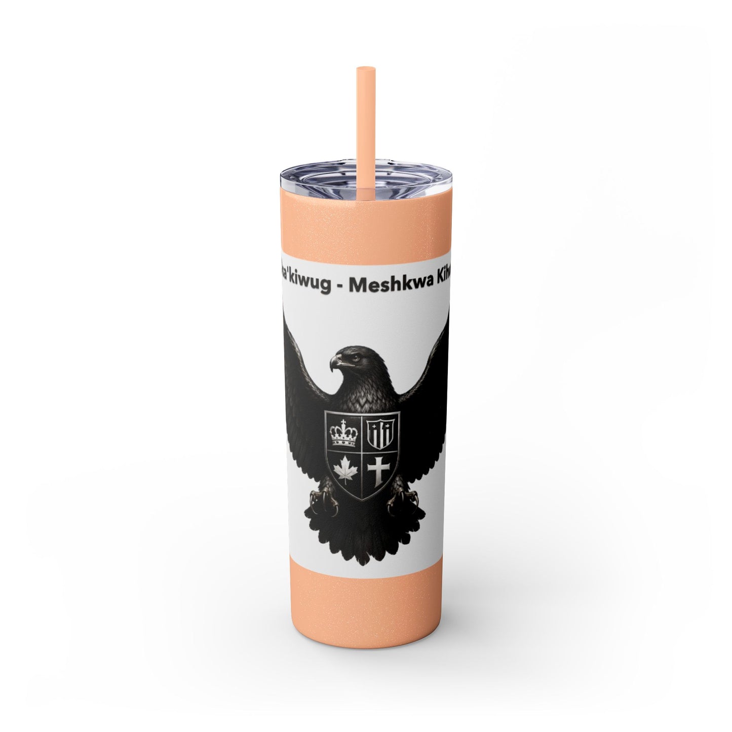Sac Fox Skinny Tumbler with Straw, 20oz