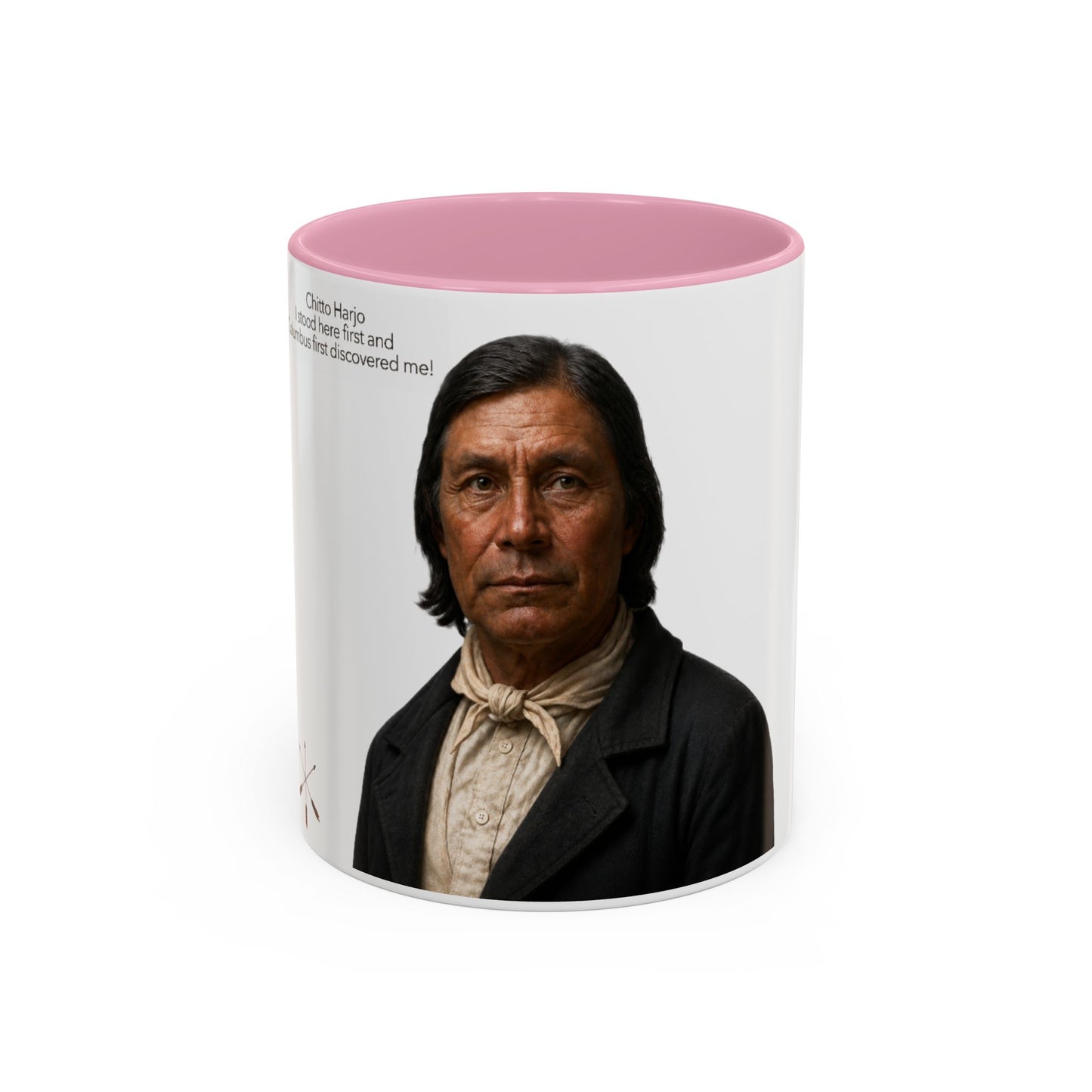 Chitto Harjo Portrait Mug — Historical Native American Portrait Coffee Mug (11oz, 15oz)