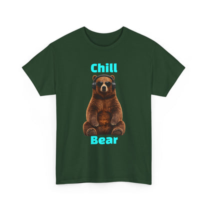 Chill Bear Tee — Cute Relaxed Bear Graphic T-Shirt