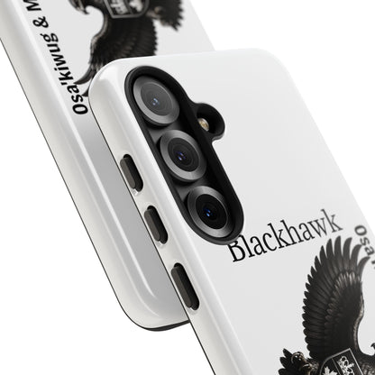 Sac&Fox Phone Case — 'Blackhawk' Raven Crest Protective Tough Case