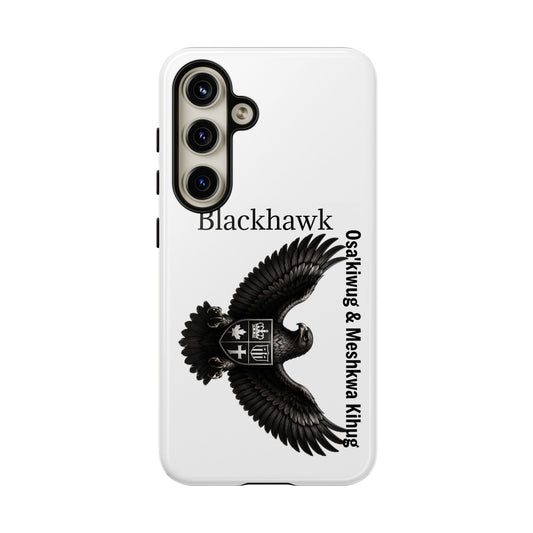 Sac&Fox Phone Case — 'Blackhawk' Raven Crest Protective Tough Case
