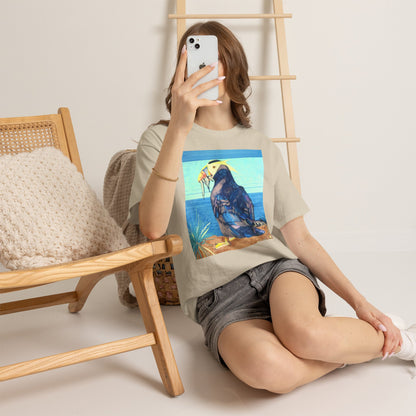 Puffin Beach Tee — Vintage Seaside Bird Graphic T-Shirt