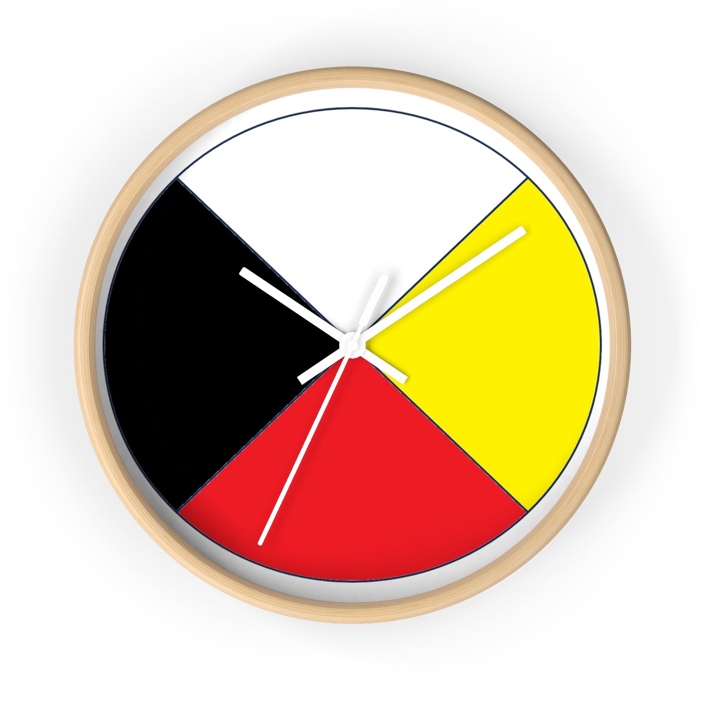 Medicine Wheel Wall Clock — Native Four Directions Home Décor