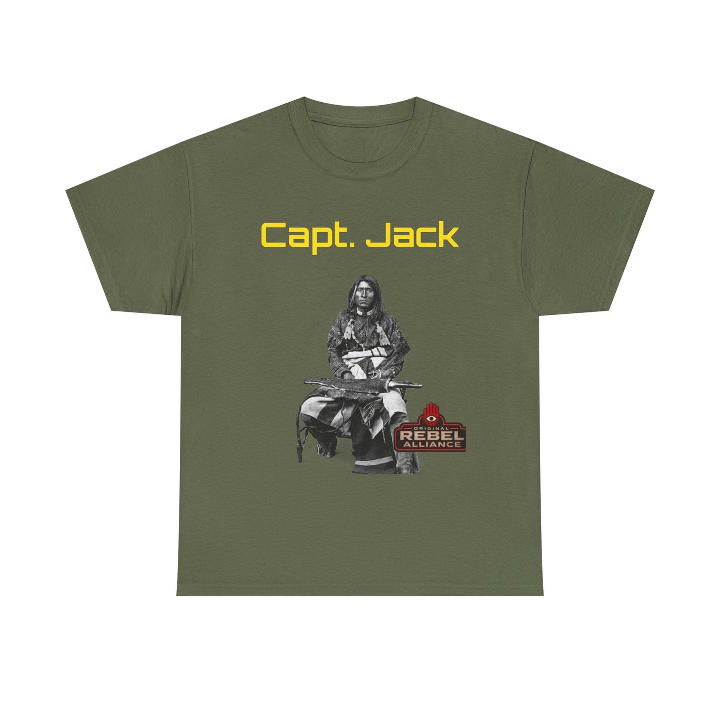 Capt. Jack Graphic Tee — Rebel Archer Vintage Arrow Back Print