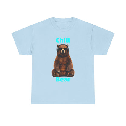 Chill Bear Tee — Cute Relaxed Bear Graphic T-Shirt