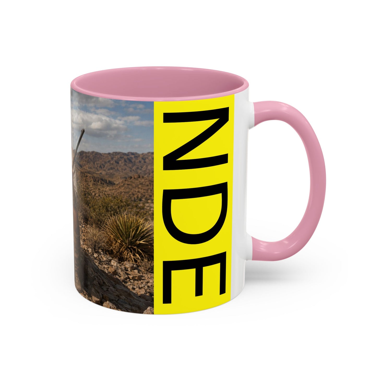 Ft. Sill Apache Desert Scene Coffee Mug — 'N'de' Southwest Landscape 11/15oz
