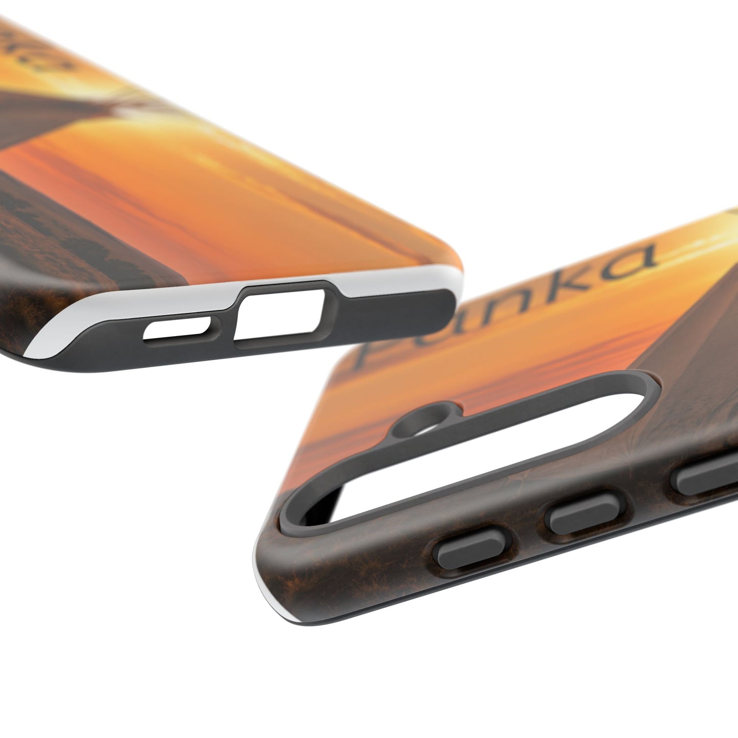Ponca Sunset Tipi Phone Case — Personalized Native Teepee Landscape