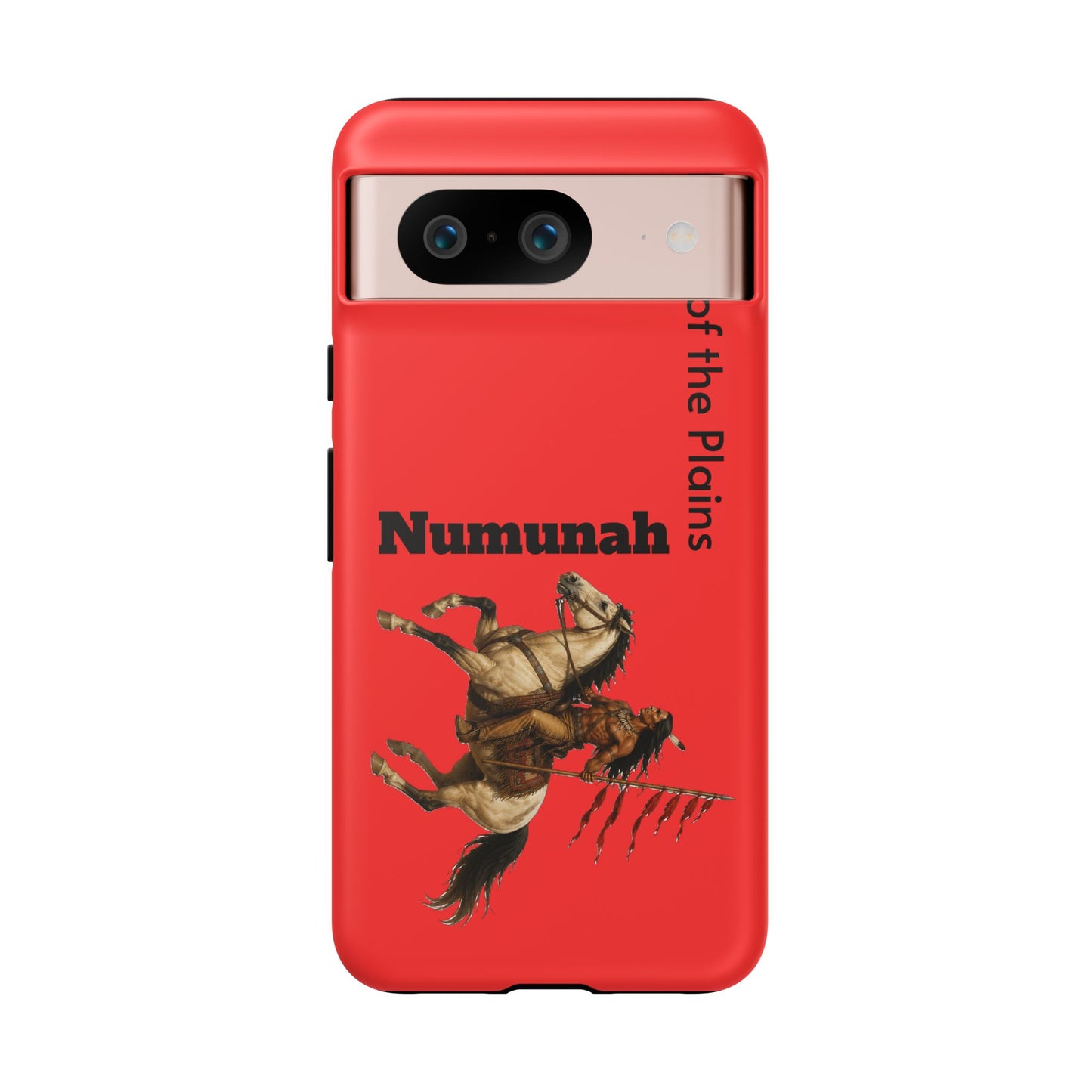 Comanche Numunah Horse Phone Case — 'Lords of the Plains' Red Protective Case