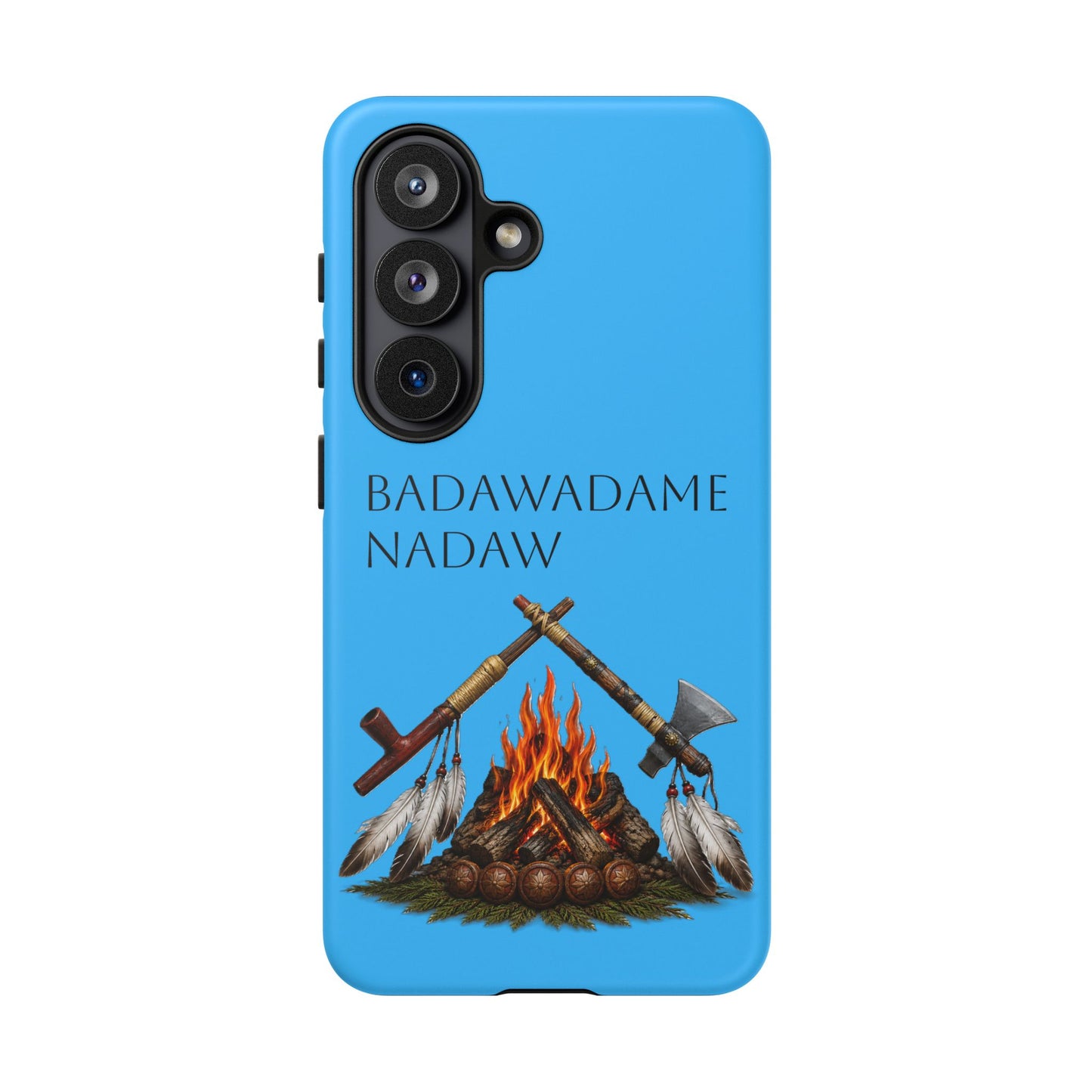 Pottawatomi Tough Cases: 'Badawadame Nadaw' Campfire & Tools Phone Case