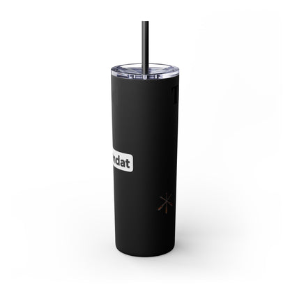 Wyandotte Skinny Tumbler with Straw, 20oz