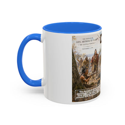 Miami History Battle Scene Mug — Military Vintage Illustration Coffee Cup (11oz/15oz)