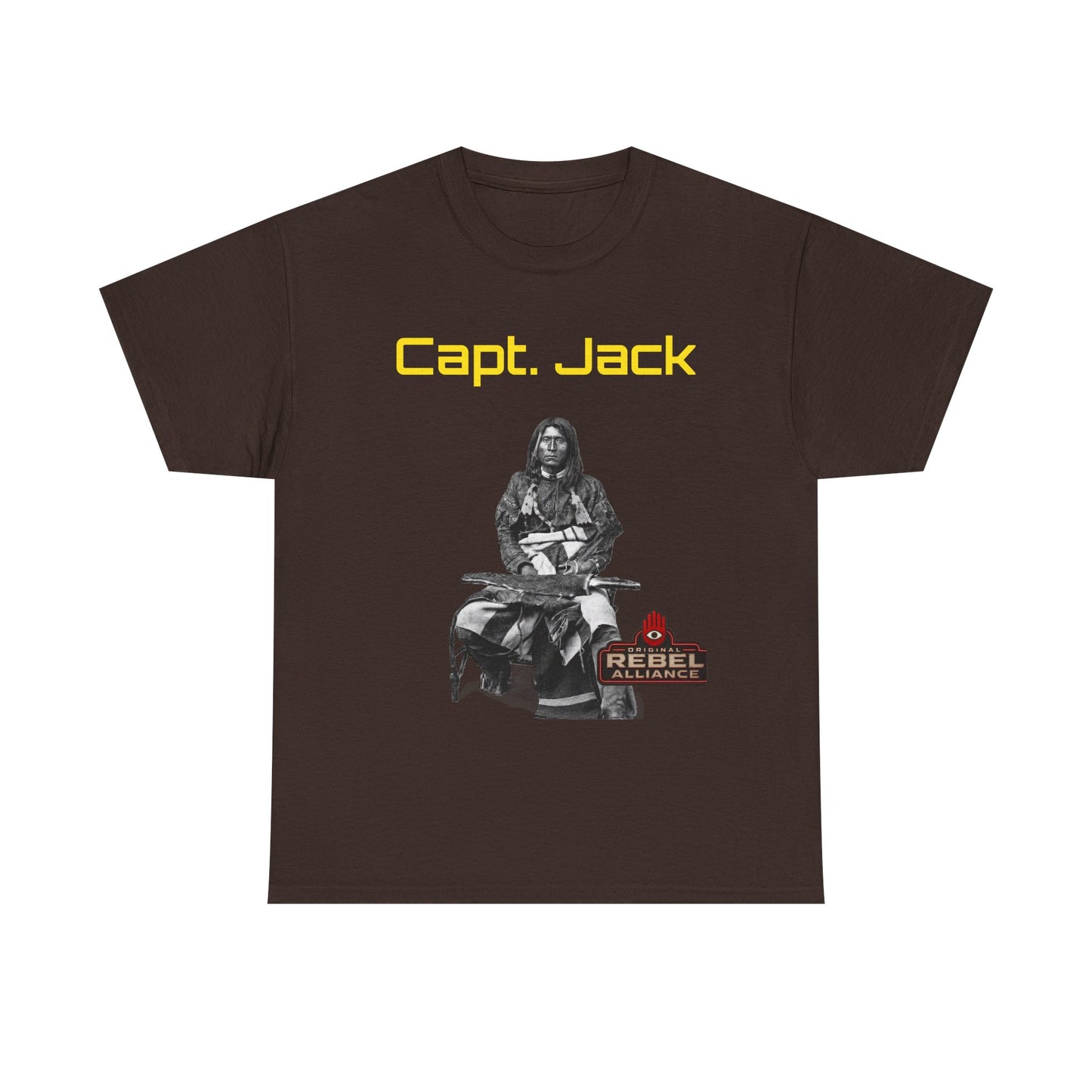 Capt. Jack Graphic Tee — Rebel Archer Vintage Arrow Back Print