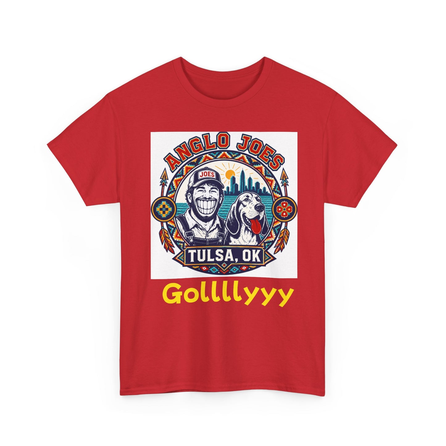 Tulsa Anglo Joe’s Tee — 'Gollllyyy' Retro Sports Graphic T-Shirt